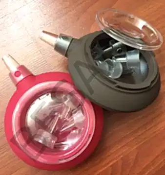 MAKARON YAPIM POMPASI + 6 ADET DUY ( KAHVERENGİ)