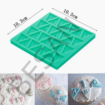 BAYRAK HARF SİLİKON KALIP