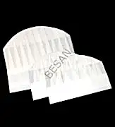 23 CM TEK KULLANIMLIK TELA AŞÇI ŞAPKASI 10 ADET  MYEBI MARKA