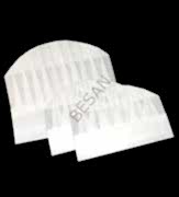 25 CM TEK KULLANIMLIK TELA AŞÇI ŞAPKASI 10 ADET   MYEBI MARKA