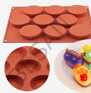 9'LU OVAL  SİLİKON KALIP