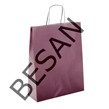 KAĞIT POŞET ÇANTA DÜZ RENK 25*12*31 cm   25 ADET/PAKET