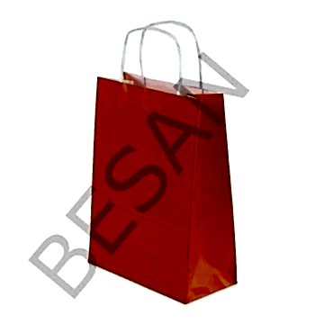 KAĞIT POŞET ÇANTA DÜZ RENK 31*12*41 cm  25 ADET/PAKET