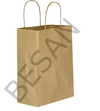 KAĞIT POŞET ÇANTA DÜZ RENK 31*12*41 cm  25 ADET/PAKET
