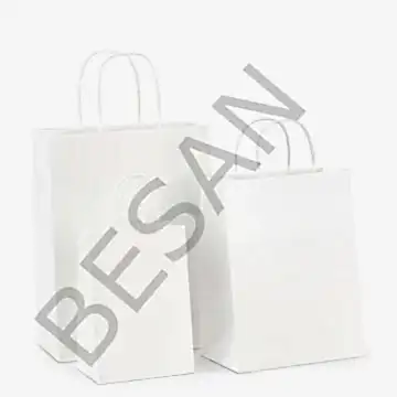 POŞET ÇANTA KRAFT BEYAZ 28*15*30 cm