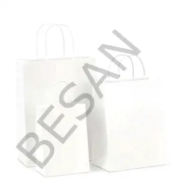 POŞET ÇANTA KRAFT BEYAZ 50*15*52 cm
