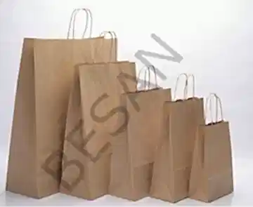 KAĞIT POŞET ÇANTA KRAFT BURGU SAP 27*16*29 cm