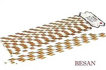 KAĞIT PİPET UZUN 26 CM - Ø6MM. KAHVERENGİ-BEYAZ SPİRAL / 25 ADET