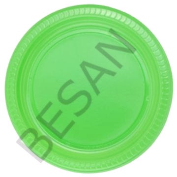 PLASTİK TABAK YEŞİL 25 ADET 23cm
