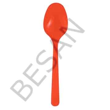 PLASTİK KAŞIK KIRMIZI 25 ADET
