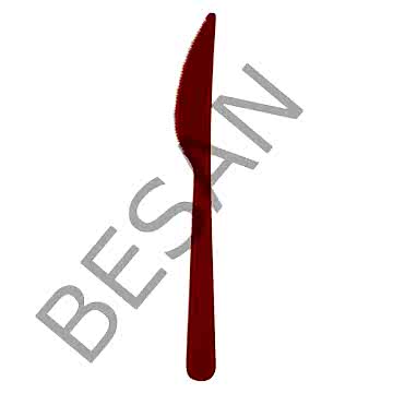 PLASTİK BIÇAK KIRMIZI 25 ADET