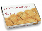KARTON BAKLAVA KUTUSU 1500 GR RESİMLİ