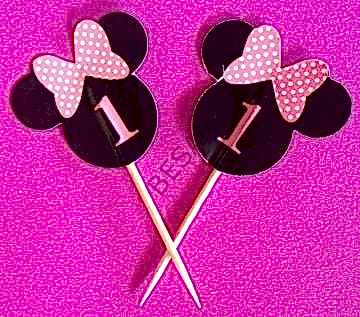 FARE 1 YAŞ PEMBE DEKORATİF KÜRDAN