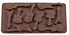 GİTAR SİLİKON ÇİKOLATA KALIP