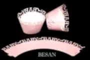 CUPCAKE KENAR DANTELİ - BABY PEMBE