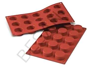 YUVARLAK SİLİKON KALIP 15'Lİ