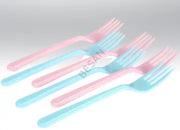 PLASTİK ÇATAL PEMBE 25 ADET