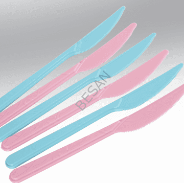 PLASTİK BIÇAK MAVİ 25 ADET