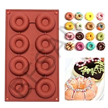 DONUT SİLİKON KALIBI 8'Lİ