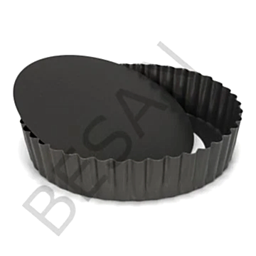 TABANI ÇIKABİLİR YUVARLAK DERİN TART KALIBI 25cm.