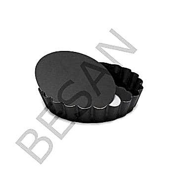 TABANI ÇIKABİLİR YUVARLAK MİNİ TART KALIBI 10cm.