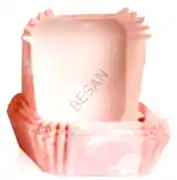 PET KAPSÜL 80*80 MM - PEMBE FİYONK (KARE)