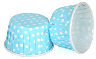 ÖZEL PET KAPSÜL 38*30mm 50 ADET MAVİ PUANTİYE