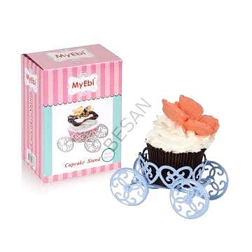 METAL CUPCAKE STANDI MAVİ