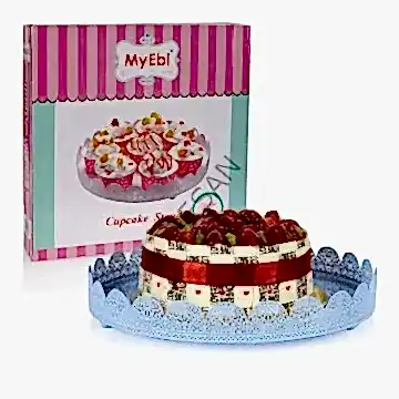 METAL CUPCAKE STANDI MAVİ