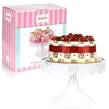 METAL CUPCAKE STANDI BEYAZ