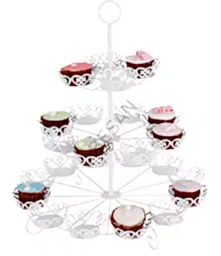 METAL CUPCAKE STANDI 3 KATLI / 24'LÜ