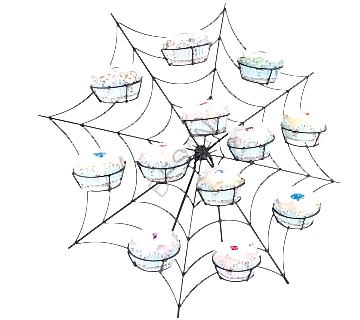 METAL CUPCAKE STANDI 12'Lİ