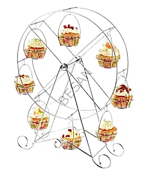 METAL STAND DÖNMEDOLAP - KROM