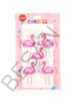 FLAMİNGO MUM SET 5 PARÇA