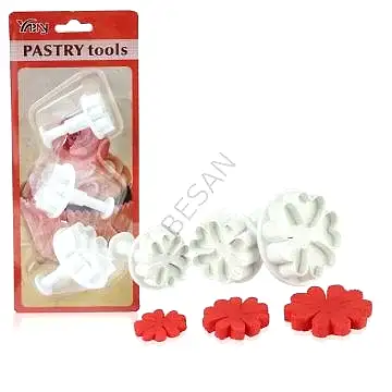 KALPLİ ÇİÇEK BASMALI KOPAT SET 3 PARÇA