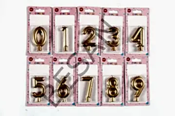 ALTIN RENK RAKAM MUM 3 YAŞ