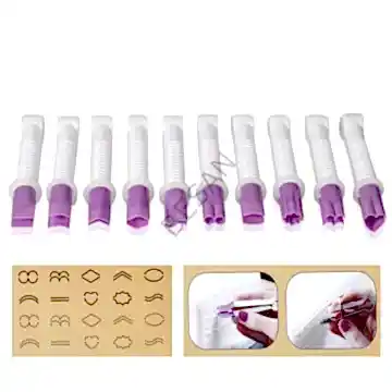 CIMBIZ SET - DÜZ - BÜYÜK - 10 ADET/SET