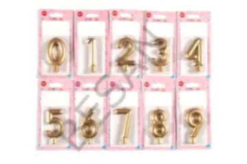 ALTIN RENK RAKAM MUM 8 YAŞ