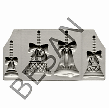 SİLİKON ÇAN & ZİL ŞEKER HAMURU KALIBI