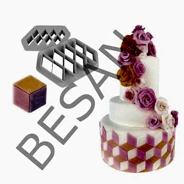 PLASTİK KESİCİ BAKLAVA MODELİ 2 PARÇA