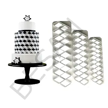 PLASTİK KESİCİ BAKLAVA MODEL 3 PARÇA