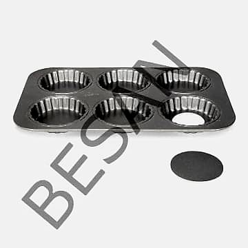 PROFI 6'LI TABANI ÇIKAN TART KALIP /10 CM ÇAP