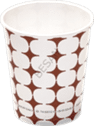 KARTON BARDAK 7oz EKRAN DESEN 100 ADET