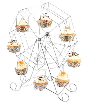 DÖNMEDOLAP STAND SEKİZGEN METAL RENK