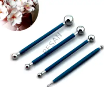 MARZİPAN SET METAL TOP UÇLU 4 PARÇA