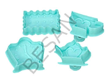 ÇAY SAATİ BASMALI KOPAT SET 4 PARÇA