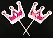 PRENSES TAÇ DEKORATİF KÜRDAN - 10 ADET