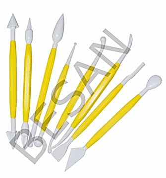 MARZİPAN İŞLEME SETİ 8 PARÇA SARI