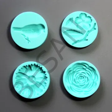 KUŞ-YAPRAK-ÇİÇEK SİLİKON KALIP SET 4 PARÇA