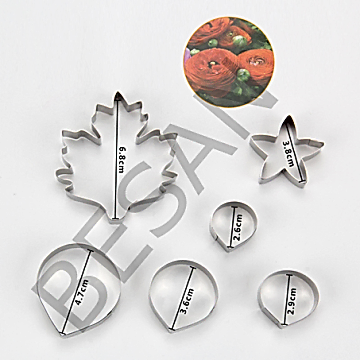 YAPRAK ÇİÇEK YAPIM SETİ 6 PARÇA